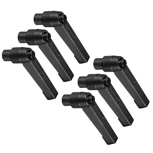 Clamping Lever Handles M6 Female Thread 46mm Lever Black Adjustable
