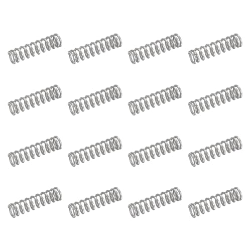 uxcell 50Pcs 304 Stainless Steel Compression Springs,0.5mmWD, 3mm ODx10mm L - size: 3mmx10mm