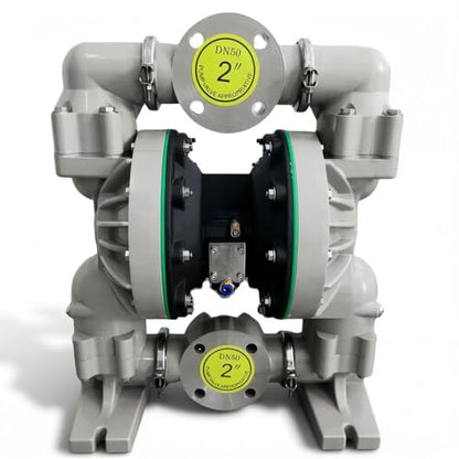 2" PP Air-operated Diaphragm Pump,172gpm Pneumatic Pump For Oxalic Acid & Corrosive Fluid Transfer - size: QBY4-50PP+PTFE 172GMP
