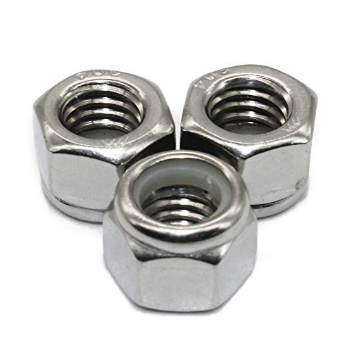 Fullerkreg 1/2"-13 Nylon Insert Lock Nut, 18-8 Stainless Steel - size: 1/2-13 (10 Pack)