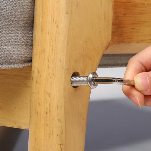 1/4-20 x 2 Bolt, 30PCS Flat Head Hex Socket Cap Screws Bolts, 304 Stainless Steel 18-8, Fully Threaded, with Hex Spanner - color: Silver, size: 1/4-20 x 2