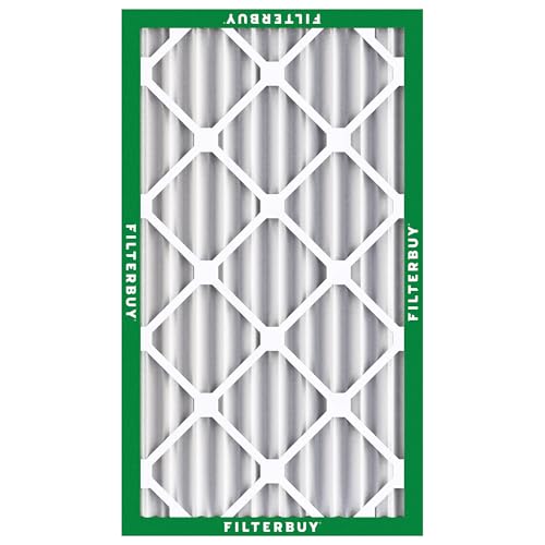 Filterbuy 8x24x4 Air Filter MERV 8 Dust & Allergy Defense (2-Pack) - size: 8x24x4