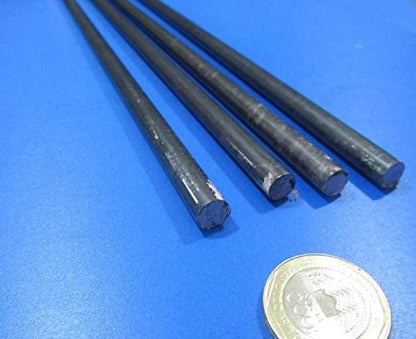 1144 Carbon Steel Round Rod .375" Diameter x 6 Foot Length 4 Pieces 24 Feet Total