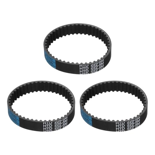 uxcell 3pcs HTD-5M Rubber Timing Belt 45 Teeth, 225mm Pitch Length x 15mm Width x 3.6mm Height, Closed Loop Pulley Timing Belt - size: 225mm