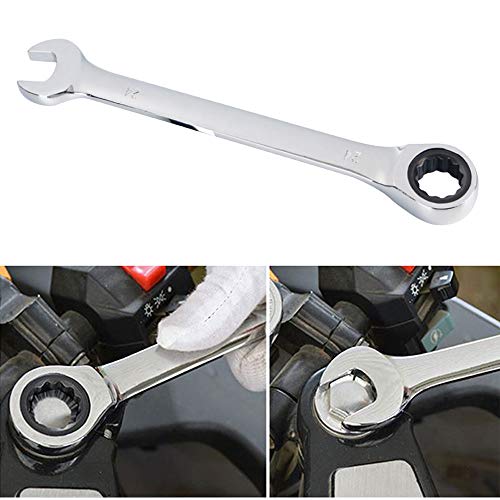 SaferCCTV Wrench Metric 21mm 22mm 24mm Ratcheting Wrench Set,Reversible Ratcheting Combination Wrench,Open Ended Ratchet - size: 21mm 22mm 24mm
