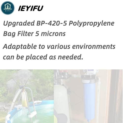 BP-420-5 Polypropylene Filter Bag 20 inches 5 Micron (2PC)