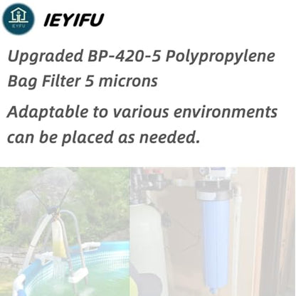BP-420-5 Polypropylene Filter Bag 20 inches 5 Micron (2PC)