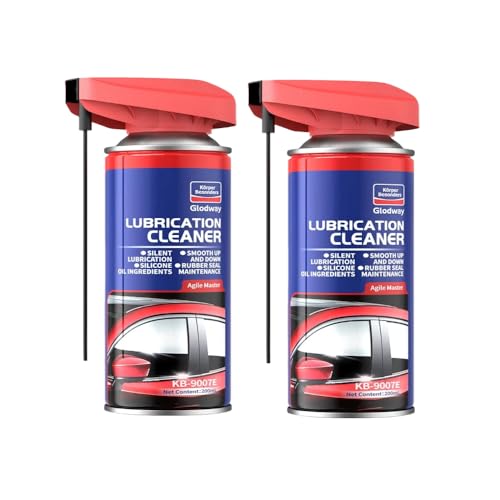 Glodway Garage Door Lubricant Spray, High Performance Fast Drying Grease for Metal Parts,Sliding Door Tracks,Locks,Hinges,Chains,No Sticky Residue,Long Lasting Protection,7 OZ，2Pack - size: 2 Pack