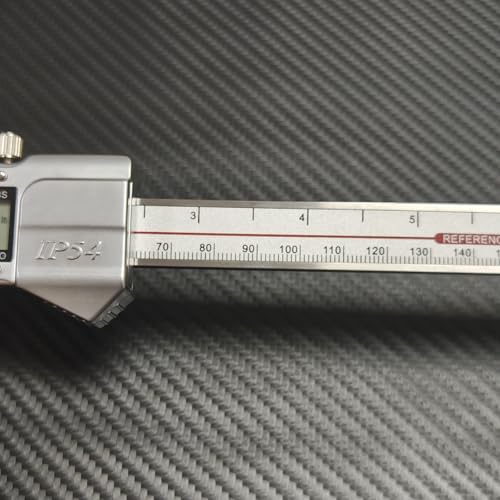 Digital Calipers with Large Measuring Faces for Wire Rope, Electronic Caliper Measuring Tool, Stainless Steel, Measuring Range 0-150mm/6 Inch, Resolution: 0.01mm (6 Inch) - size: 6 Inch