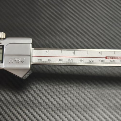 Digital Calipers with Large Measuring Faces for Wire Rope, Electronic Caliper Measuring Tool, Stainless Steel, Measuring Range 0-150mm/6 Inch, Resolution: 0.01mm (6 Inch) - size: 6 Inch