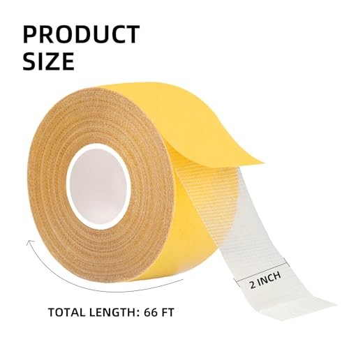 KAIYUER Strong Adhesive Double Sided Tape Heavy Duty, 2" x 66 FT - size: 2"x66FT