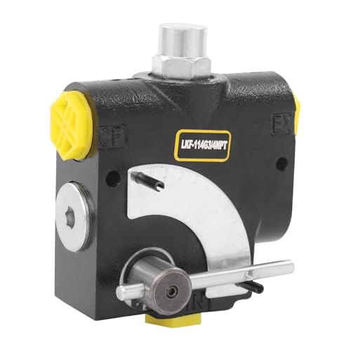 Hydraulic Adjustable Variable Flow Control Valve 0-30 GPM Hydraulic Directional Control Valve suitable for small tractors light-loading machines 3/4” NPT Port Size LKF-114
