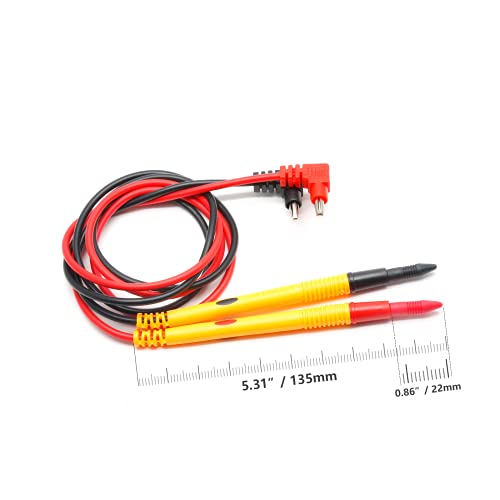1 Pairs Digital Multimeter Test Leads Banana Plug, Voltmeter Test Probe Multimeter Probes 10A 1000V
