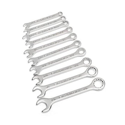 GEARWRENCH 10 Piece SAE Midget Combination Wrench Set - 86560