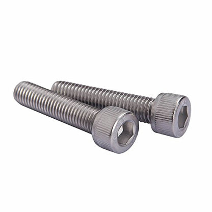 Junter 10pcs M8-1.0 x 20mm Fine Thread Metric Hex Socket Head Cap Screws - size: M8-1.0 x 20mm