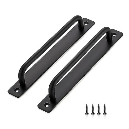 Ravinte Barn Door Handles 2 Pack Sliding Door Pulls, 7.5 in Hole Centers - size: 7.5 in Hole Centers