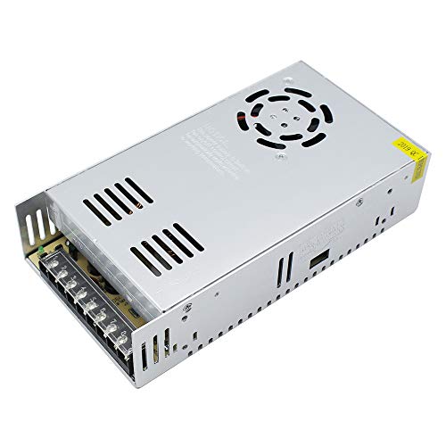 inShareplus 24V 16.5A 400W LED Power Supply, AC 100-240V to DC 24 Volt Regulated Switching Converter, Low Voltage Transformer for Strip Lights, Lighting Modules and 24V Devices - style: 24V 400W