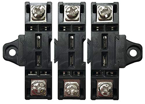 Stack-able Add-on In-line Fuse Holder Panel & Distribution Block for ATO/ATC & ATM/MIN Blade Fuses - Automotive Marine Car Boat RV (3)