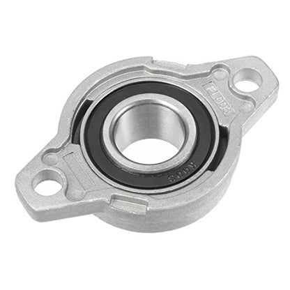 uxcell 2pcs KFL003 17mm Zinc Alloy Self Aligning Pillow Block Flange Bearing - size: 17mm