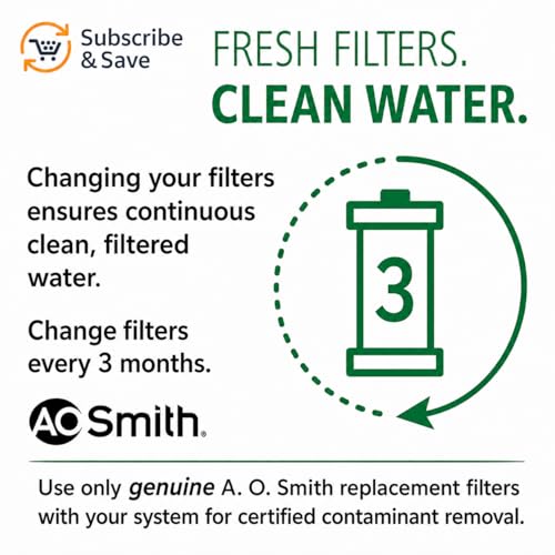 A. O. Smith 2.5"x10" 20-Micron Universal Sediment Filter | AO-WH-PRE-RP2