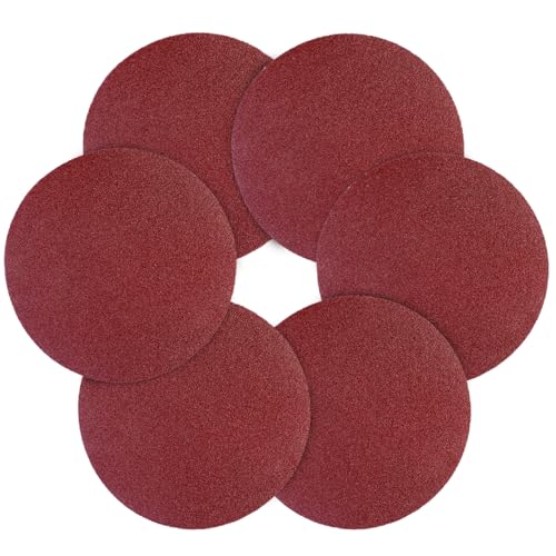 Uenhoy 100 Pcs 3" Sanding Discs 120 Grit Hook Loop for Woodworking - style: 120 Grit