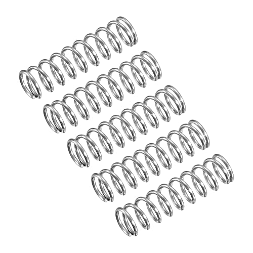 uxcell 5Pcs Compression Spring 304 Stainless Steel 4mmOD,0.5mmWD,15mmFL - size: 4x0.5x15mm