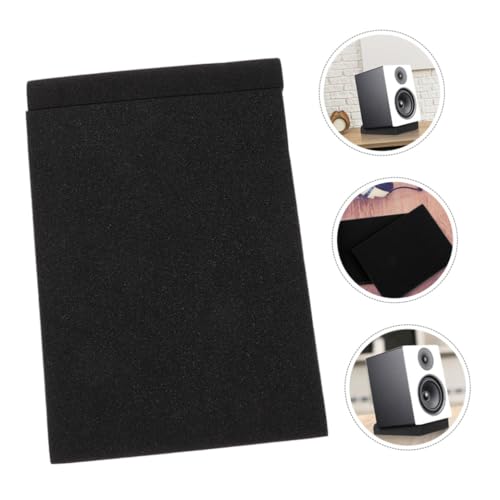 Speaker Pads Subwoofer Isolation Pad Black Pu 2pcs