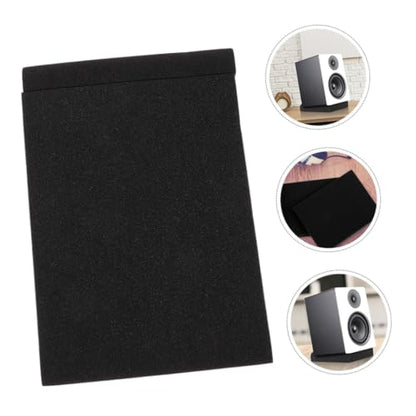 Speaker Pads Subwoofer Isolation Pad Black Pu 2pcs