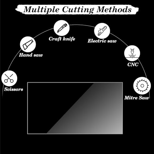 25 Pack Plexiglass Sheets 0.02 Inch Thick, 9" x 12" Thin PET Sheets - size: 9" X 12"