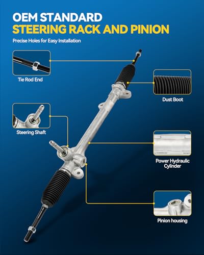 PHILTOP Power Steering Rack and Pinion for Forte, Forte5 - size: 1G-2412 Forte