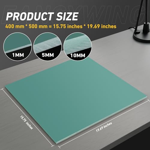 G10 Fiberglass Sheet, 400X500X8.0MM Glass Fiber Composite Laminate Board, Epoxy Resin Panel for DIY Models, RC, 3D Printing, Electrical Insulation 8.0mm Thickness Black - color: Black, size: 400x500x8.0MM