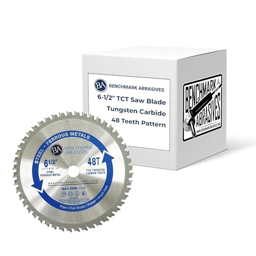 Benchmark Abrasives 6 1/2" TCT Circular Saw Blade, 48 Teeth