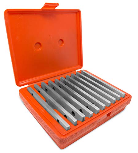 WEN 10380 20-Piece Precision-Ground 1/8-Inch Parallel Sets with Case
