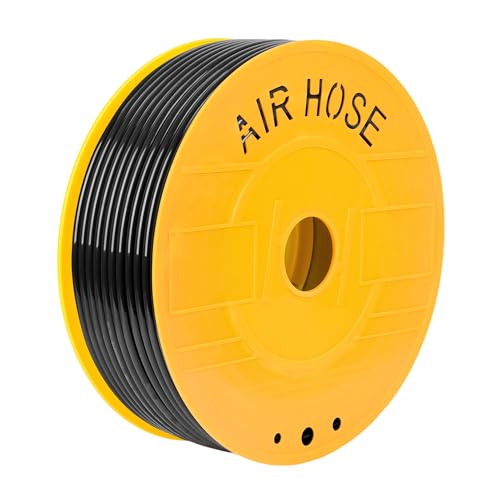 PU Air Hose Pneumatic Tubing Black 6mmOD x 4mmID 525FT 160M - color: Black, size: 6mm OD x 4mm ID 525 FT 160 Meters