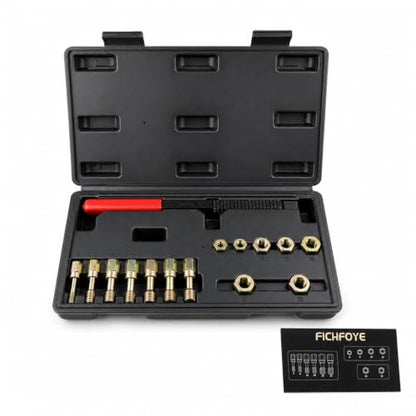 15 PCS Metric Thread Chaser Set & Thread Repair Kit - size: 15 Pcs