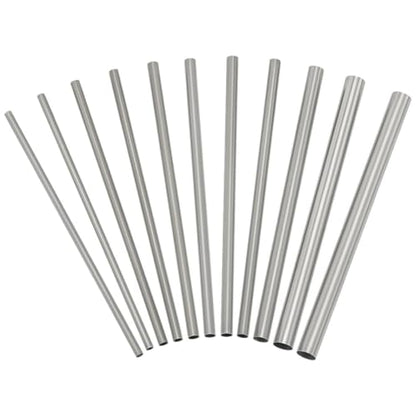PH PandaHall 11pcs Mandrels for Jewelry Making 5 Sizes Carbon Steel Rod 5 Inch Long Hollow Round Tubing Straight Metal Tube for DIY Craft Wind Chime Wire Wrapping Forming Rings 3.5/4.2/5/7/9mm