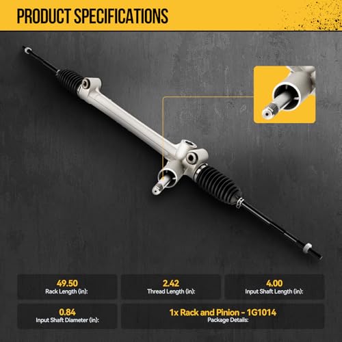 KAC Power Steering Rack & Pinion Assembly Fits Trax, Encore, Encore GX - size: 1G-1014 Trax