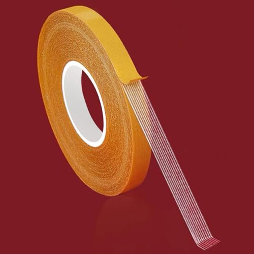 KAIYUER 0.39in x 66FT,Double Sided Tape Heavy Duty,High Stickness Clear Tape for Making DIY Crafts, Paste Photo, Rug Fixed, Floor,Wall Decor,Office Decor,No Glue Residue - size: 0.39"x66FT