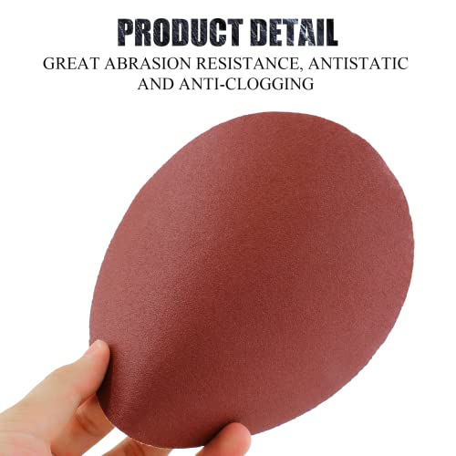 Biaungdo 7-Inch Sandpapers Sand Discs, 120 Grit, 30 Pcs - style: 30 Pcs 7 Inch 120 Grit