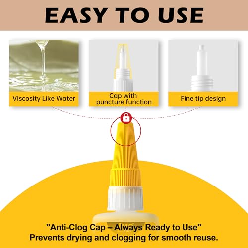 Metal Super Glue Liquid, Clear Instant Cyanoacrylate Adhesive for Metal - size: 2oz-thin