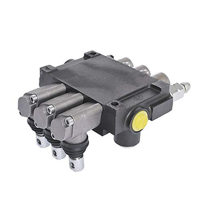 findmall 3 Spool Hydraulic Directional Control Valve 13GPM 3600PSI - size: 13 GPM, style: 3 Spool