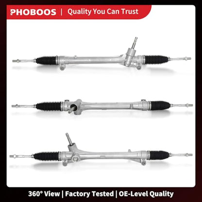 PHOBOOS Manual Steering Rack and Pinion Assembly Compatible with Lexus RX350/RX450h 2010-2023, RX450hL 2021-2022 3.5L & Toyota Venza 2009-2015 2.7L/3.5L, New Unit, Ref. 24-2702 - size: 24-2702