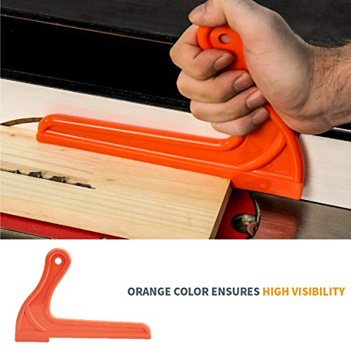 POWERTEC Push Block and Push Stick Set Fits Table Saws, Router Tables, Band Saws & Jointers, Dual Ergonomic Handles w/Max Grip, Wood Pusher Reduces Kickback & Increases Safety. 5PK (71009V) - style: Push Block and Push Stick Set