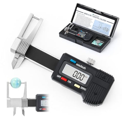 1" /25mm Mini Digital Caliper, OD ID & Thickness Gauge