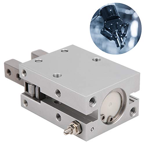 MHC2 Air Cylinder, M5 x 0.5 Single Double Acting Pneumatic Air Cylinder Non Contact Magnetic Switch 20/25/32mm Bore(MHC2-25D)
