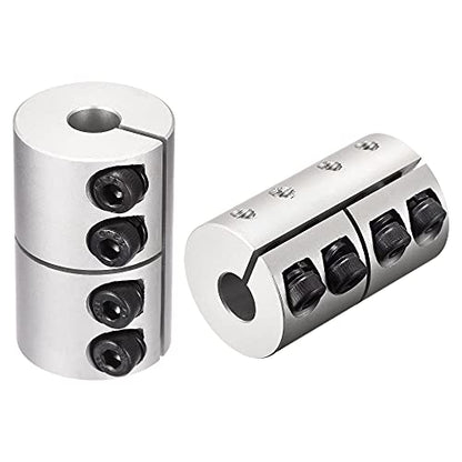 uxcell 2pcs 8mm to 9mm Shaft Coupling 25mmx40mm Coupler Aluminum Alloy Joint Motor for 3D Printer CNC Machine DIY Encoder - size: 9mm x 8mm