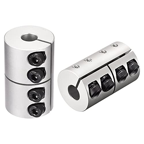 uxcell 2pcs 8mm to 9mm Shaft Coupling 25mmx40mm Coupler Aluminum Alloy Joint Motor for 3D Printer CNC Machine DIY Encoder - size: 9mm x 8mm