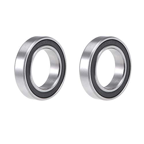 uxcell 6804-2RS Deep Groove Ball Bearing 20x32x7mm Chrome Steel Z2 2pcs - size: 20x32x7mm