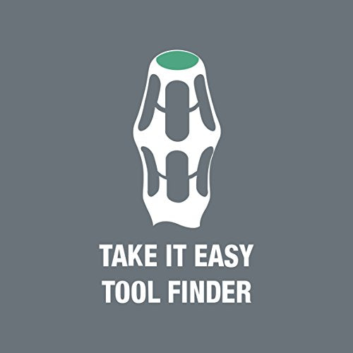 WERA Screwdriver 6 Piece Set with Laser Tip