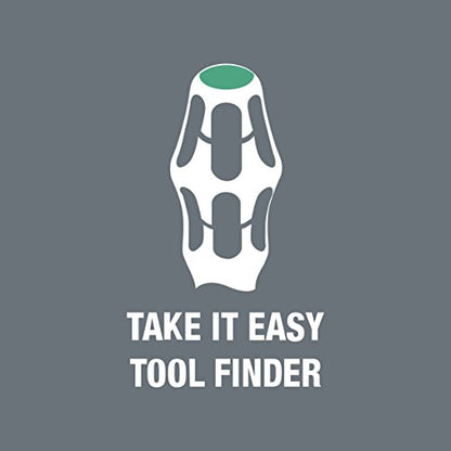 WERA Screwdriver 6 Piece Set with Laser Tip